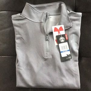 Youth quarter-zip long-sleeve shirt